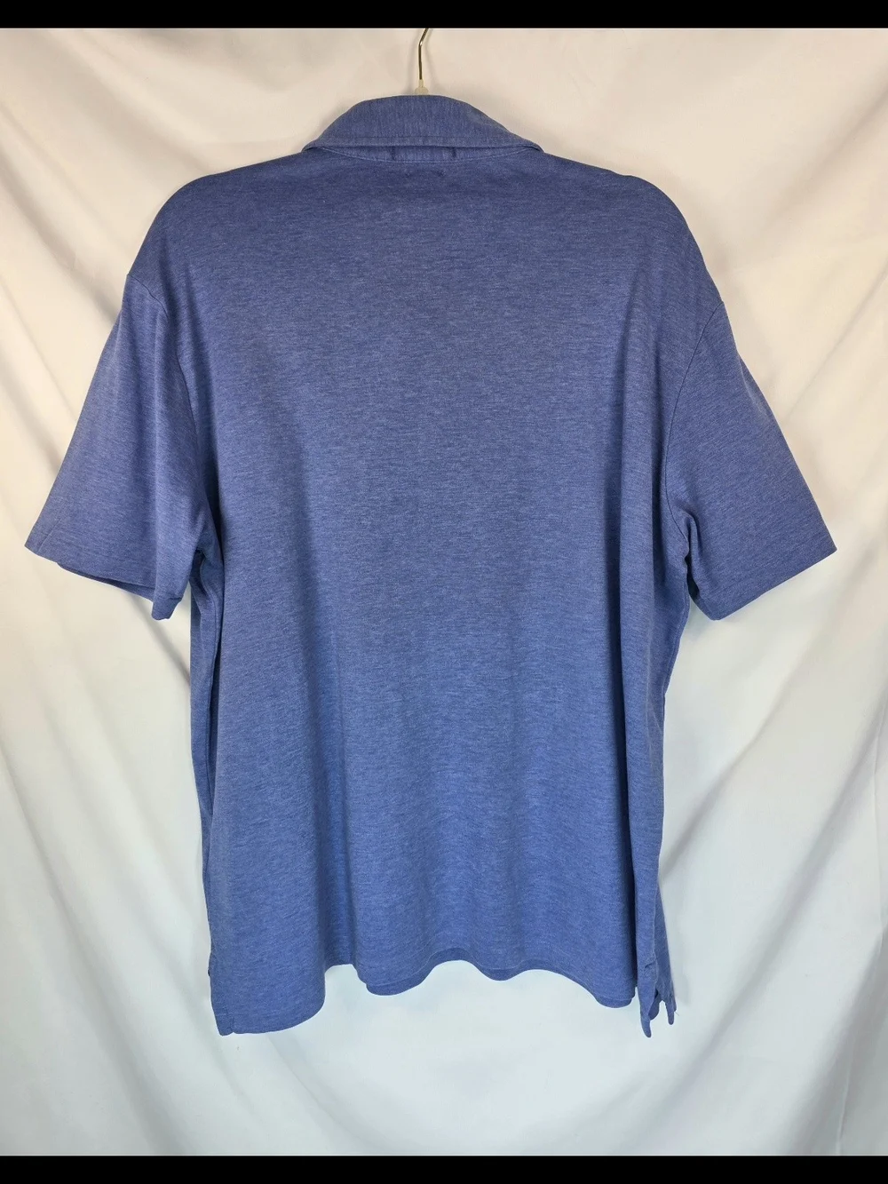 Ralph Lauren Men's Classic Knit Polo Smart-Casual Streetwear Blue Size L